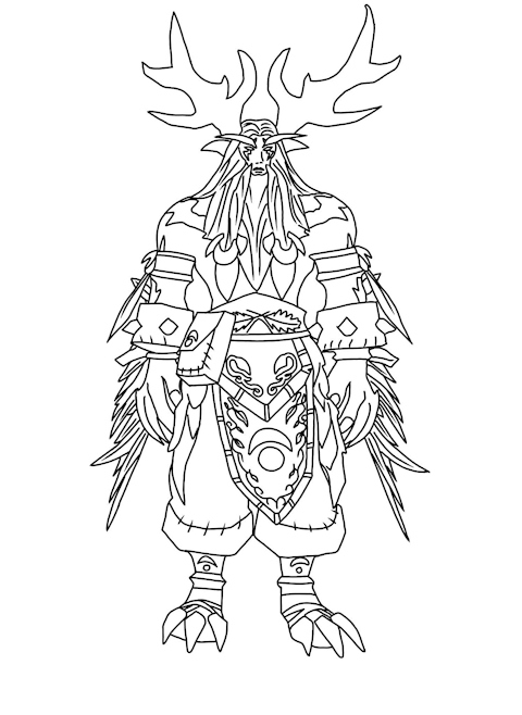 World of warcraft coloring sheets