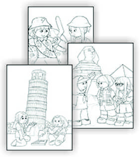 International girl guide coloring pages