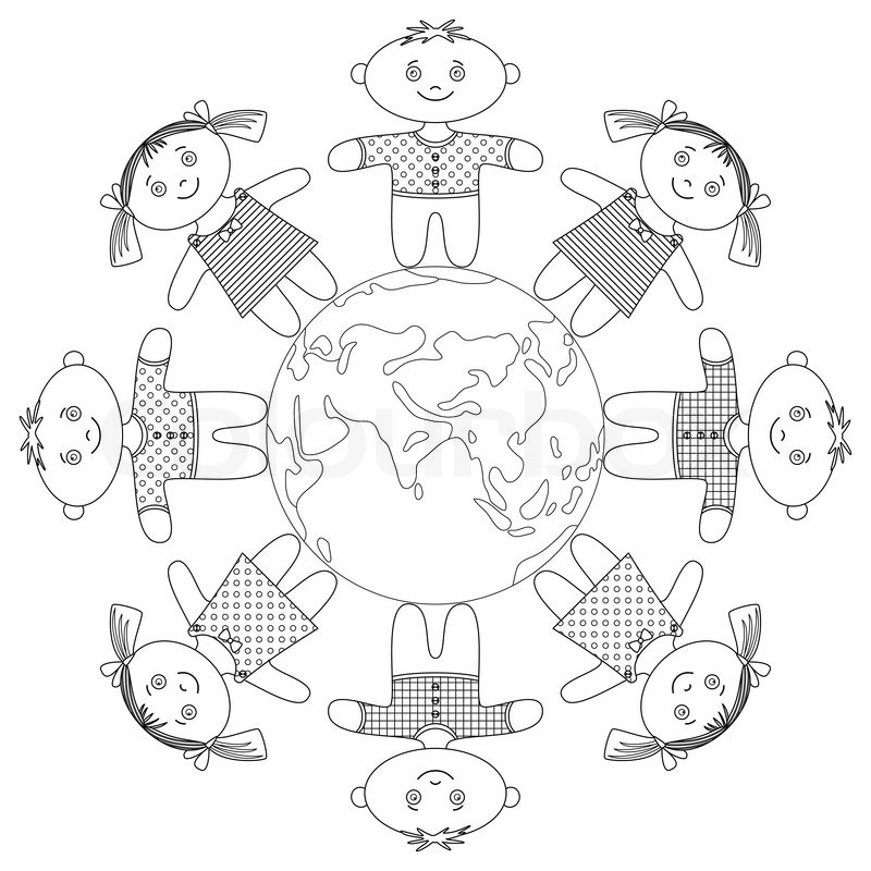 World thinking day mandala coloring page crafts and worksheets for preschooltoddler and kindergarten