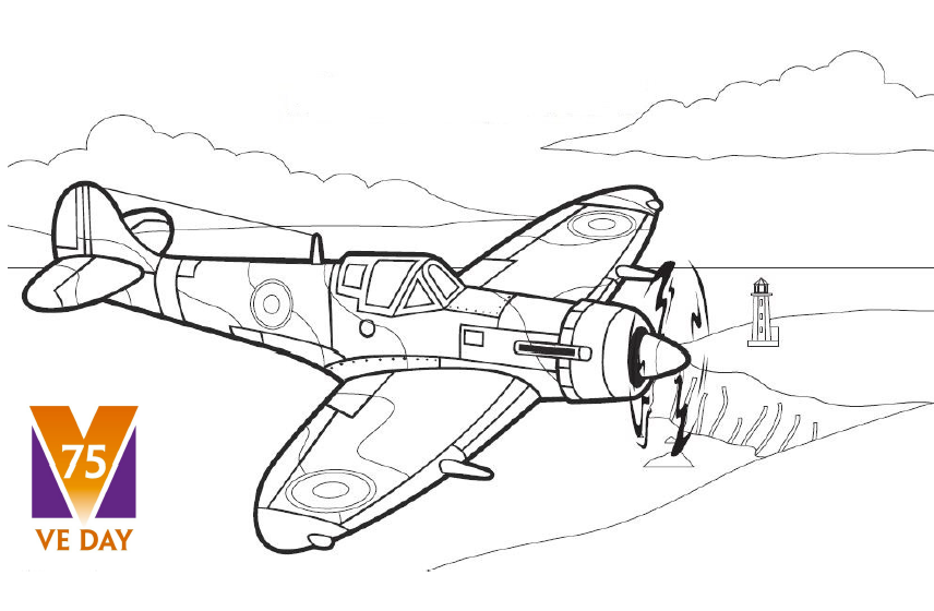 Louring pages world war ii spitfire aircraft
