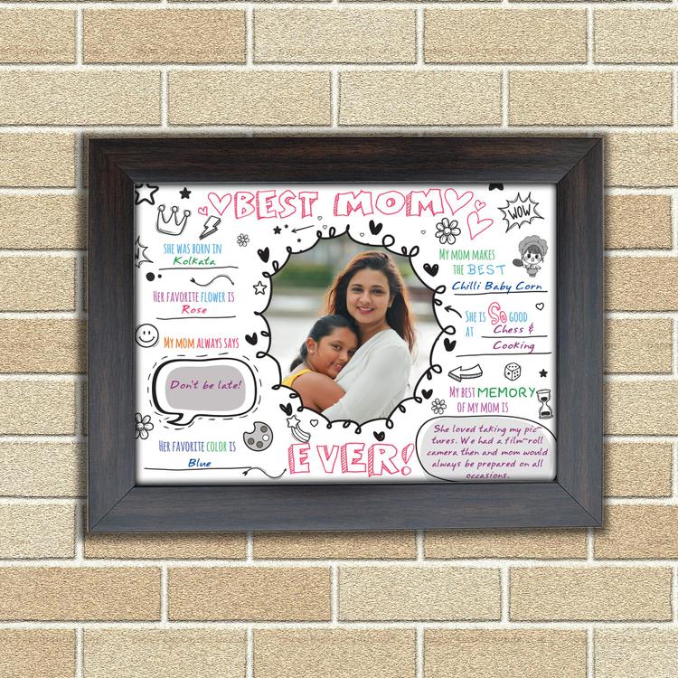 Personalized gifts to mom in india on mothers day page