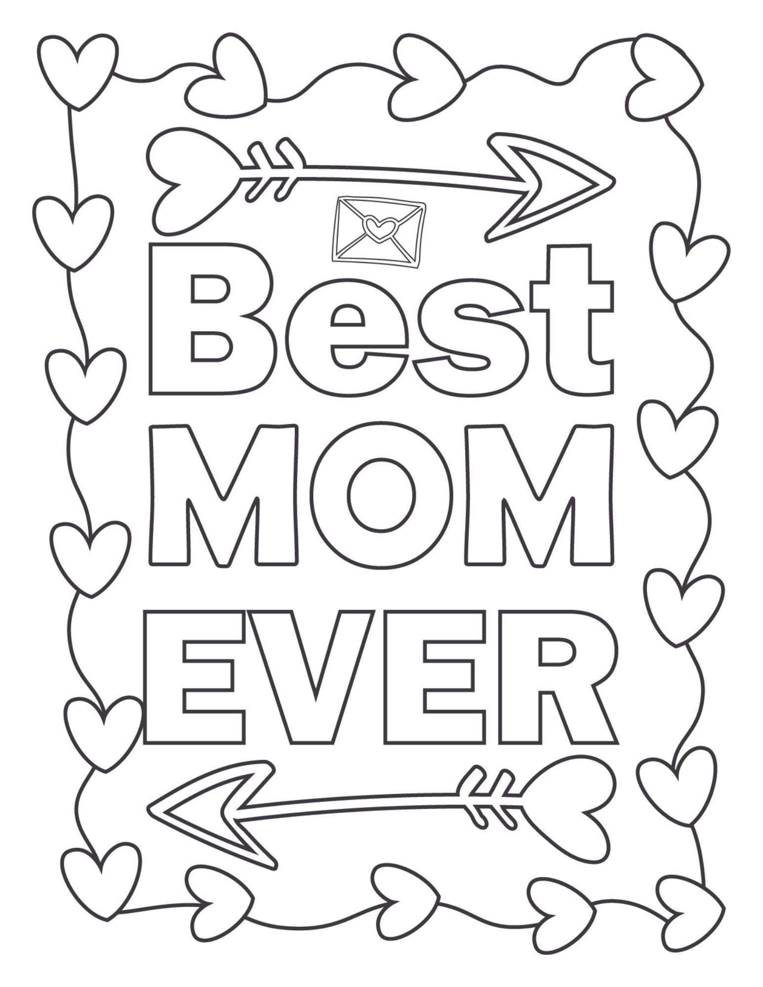 Happy mothers day coloring pages made by teachers
