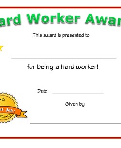 Printable certificates all kids network