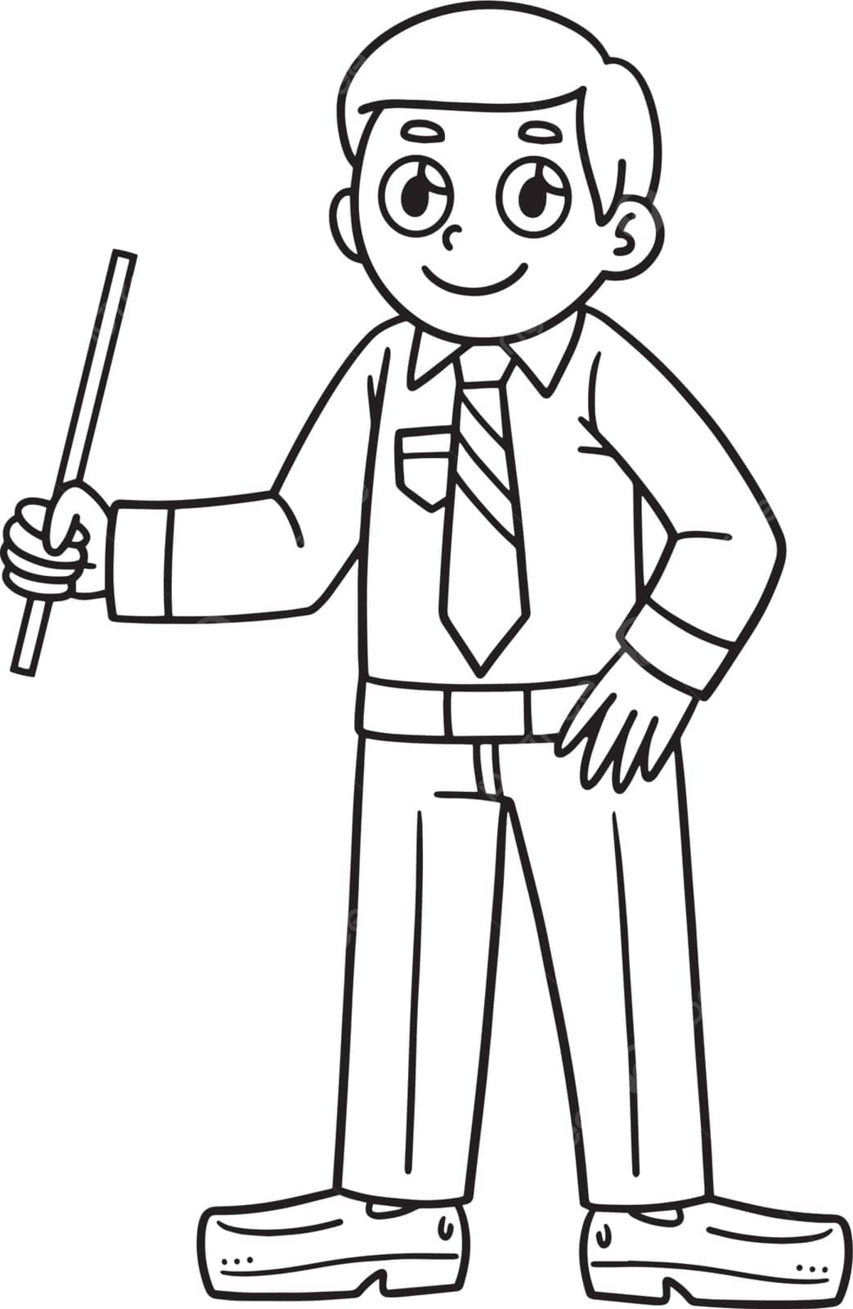 School teacher coloring page for kids color classroom happy vector school drawing teacher drawing classroom drawing png and vector with transparent background for free download