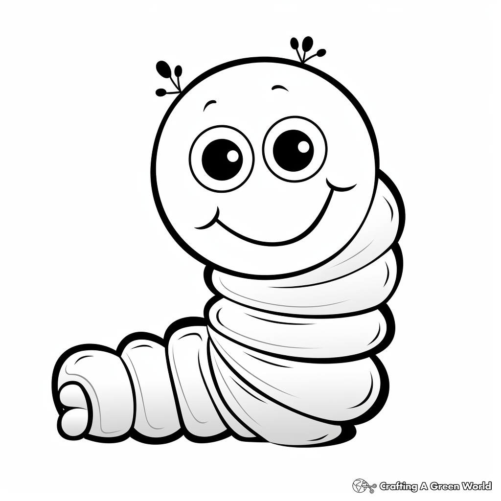 Inchworm coloring pages