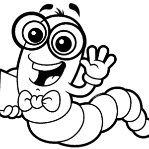 Worm coloring pages printable for free download