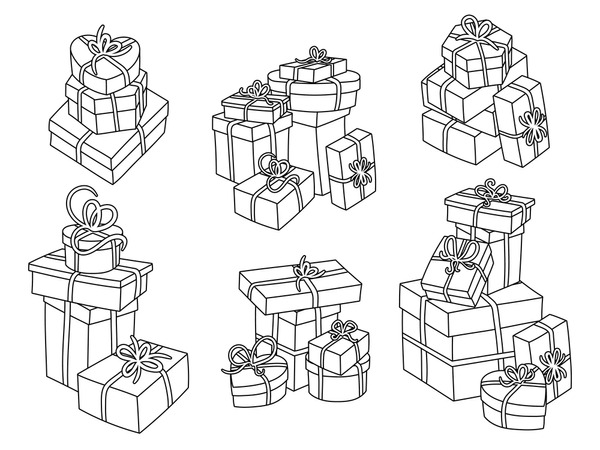 Books gift wrapped royalty
