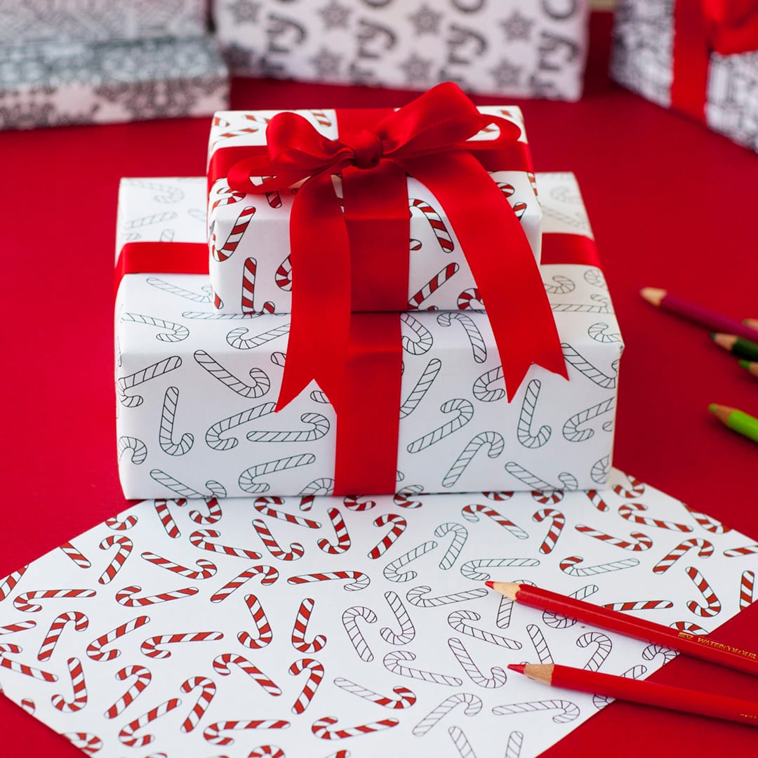 Printable christmas wrapping paper pack