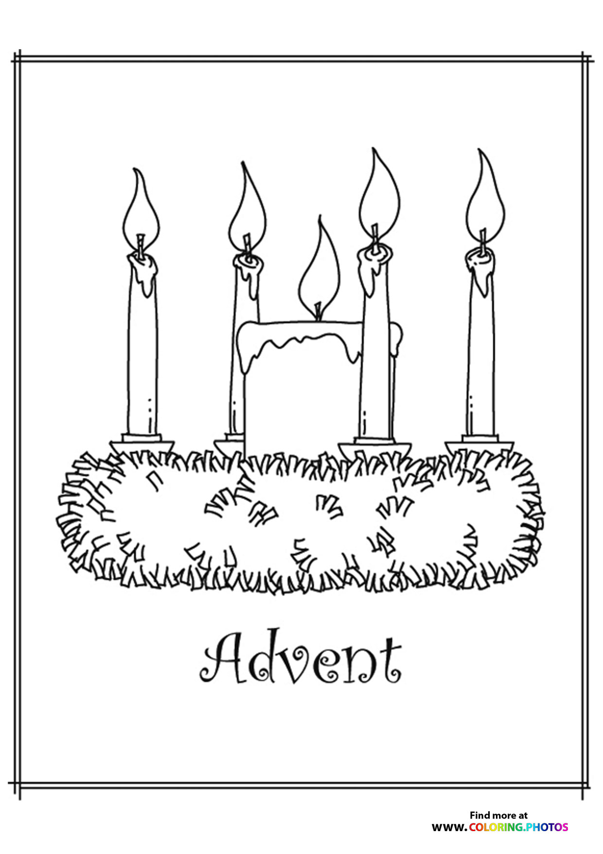 Advent wreath
