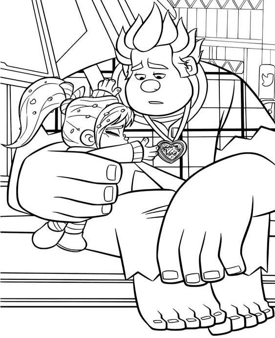 Free easy to print wreck it ralph coloring pages coloring books coloring pages for kids coloring pages