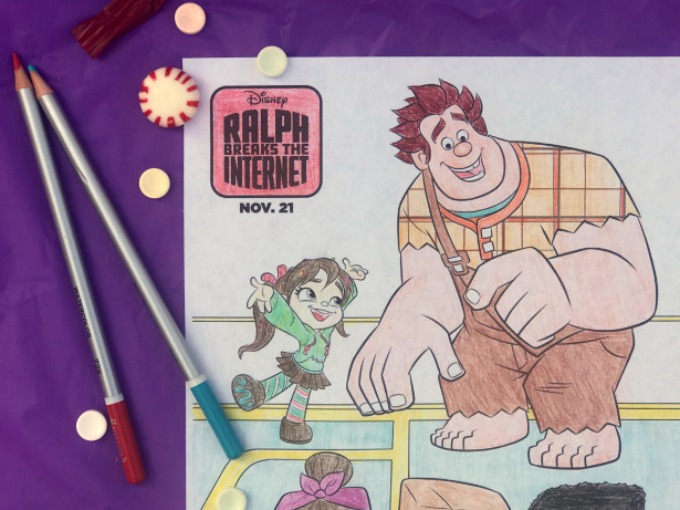 Ralph breaks the internet coloring pages clementine county