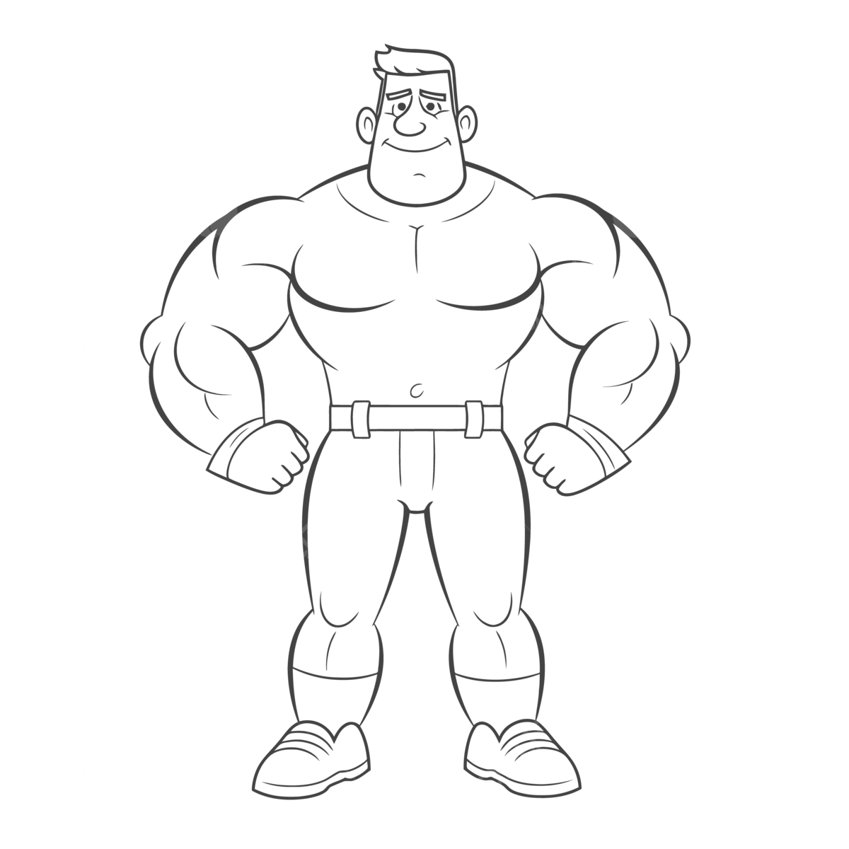 Cartoon muscles coloring pages illustration outline sketch drawing vector car drawing cartoon drawing wing drawing png and vector with transparent background for free download