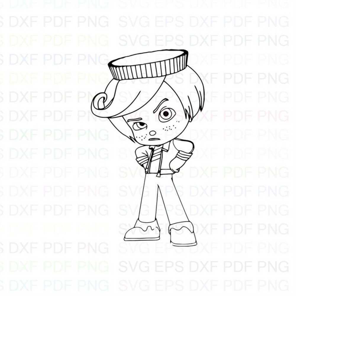 Rancisfluggerbutterwreckitralph outline svg dxf eps pdf