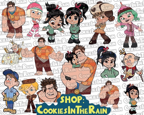 Wreck it ralph svg ralph svg vanellope svg fix it felix svg ralph breaks the internet svg wreck it ralph cricut