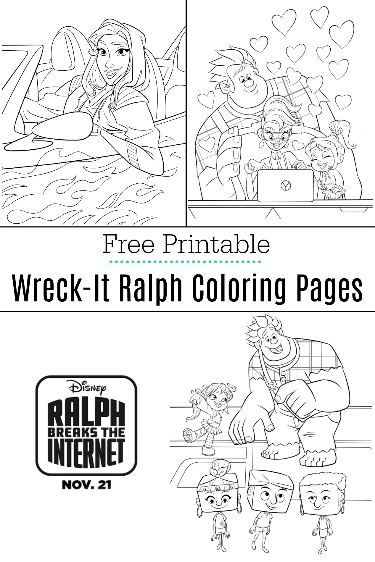 Ralph breaks the internet coloring pages movie review