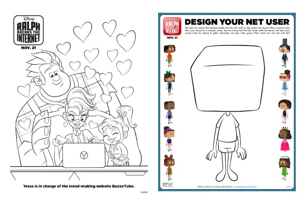 Ralph breaks the internet printable activities â stay