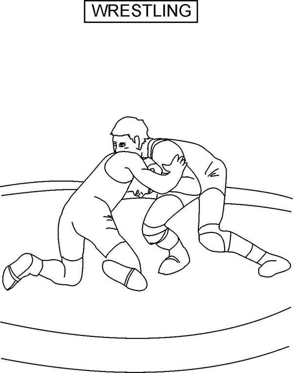 Wrestling tournament coloring page color luna wwe coloring pages sports coloring pages coloring pages