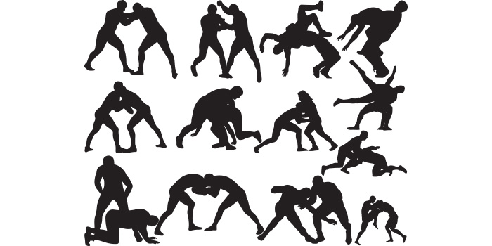 Wrestling svg vector design