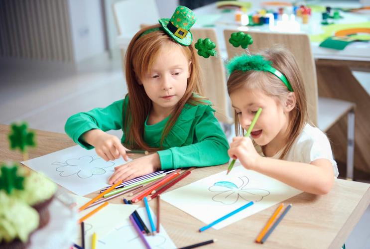 Entertain wee little ones with free printable coloring pages for st patricks day parade magazine