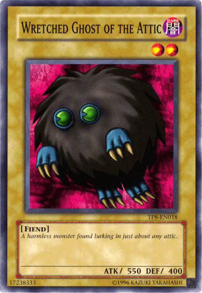 Wretched ghost of the attic ryugioh