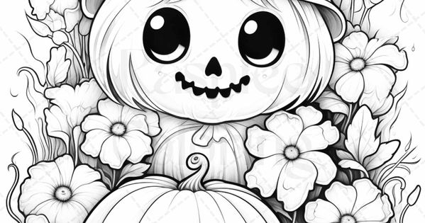 Halloween cute ghosts grayscale coloring printable for adults kids grayscale coloring cute coloring pages halloween coloring