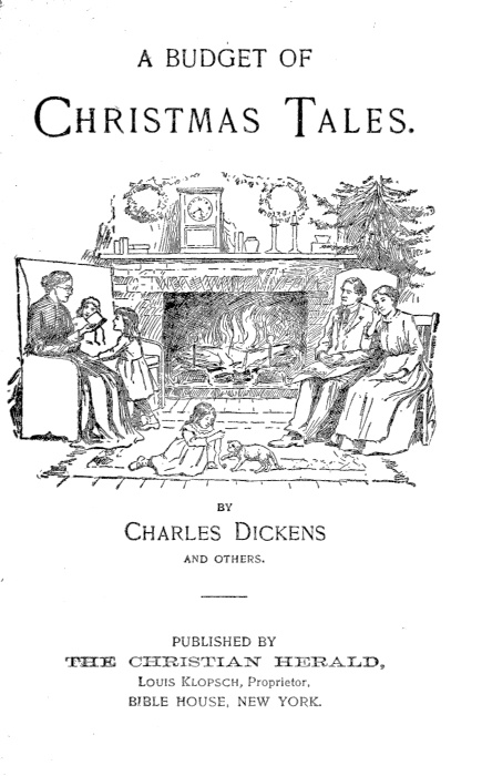 The project ebook of a budget of christmas tales by charles dickens and others by various