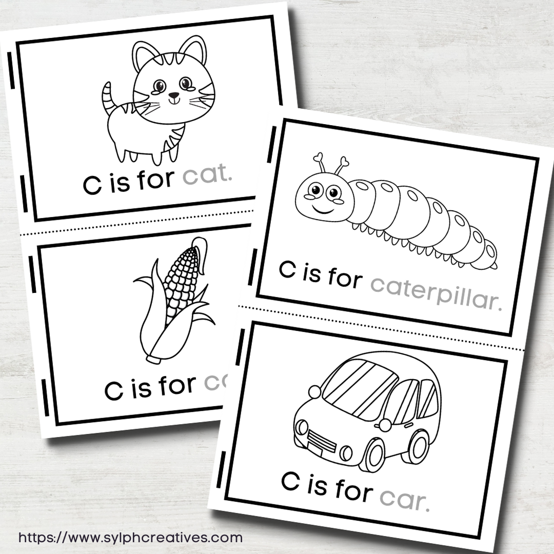 Letter c activities and worksheets