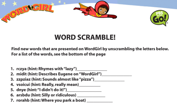 Word scramble kids coloring pages kids for parents