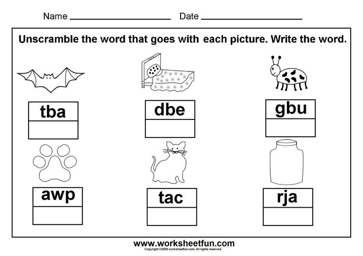 Unscramble cvc words great to laminate and put in a word work center cvc words kindergarten worksheets kindergarten worksheets sight words cvc worksheets