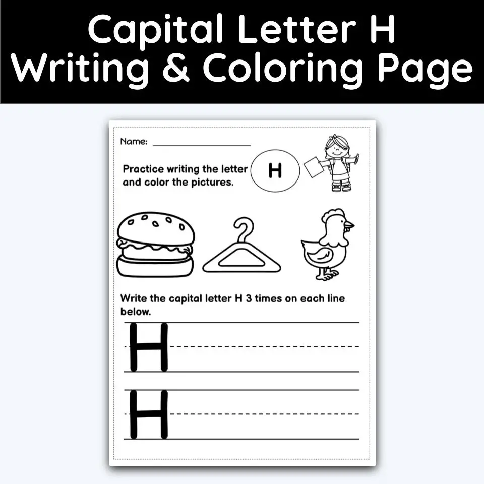 Capital letter h