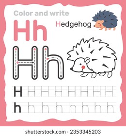 Letter h worksheet images stock photos d objects vectors