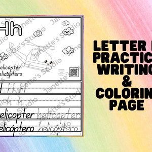 Letter h coloring