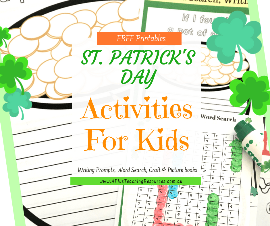St patricks day writing prompt free printables a plus teaching resources