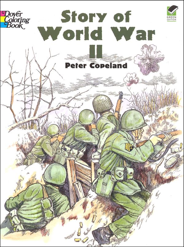 Story of world war ii coloring book