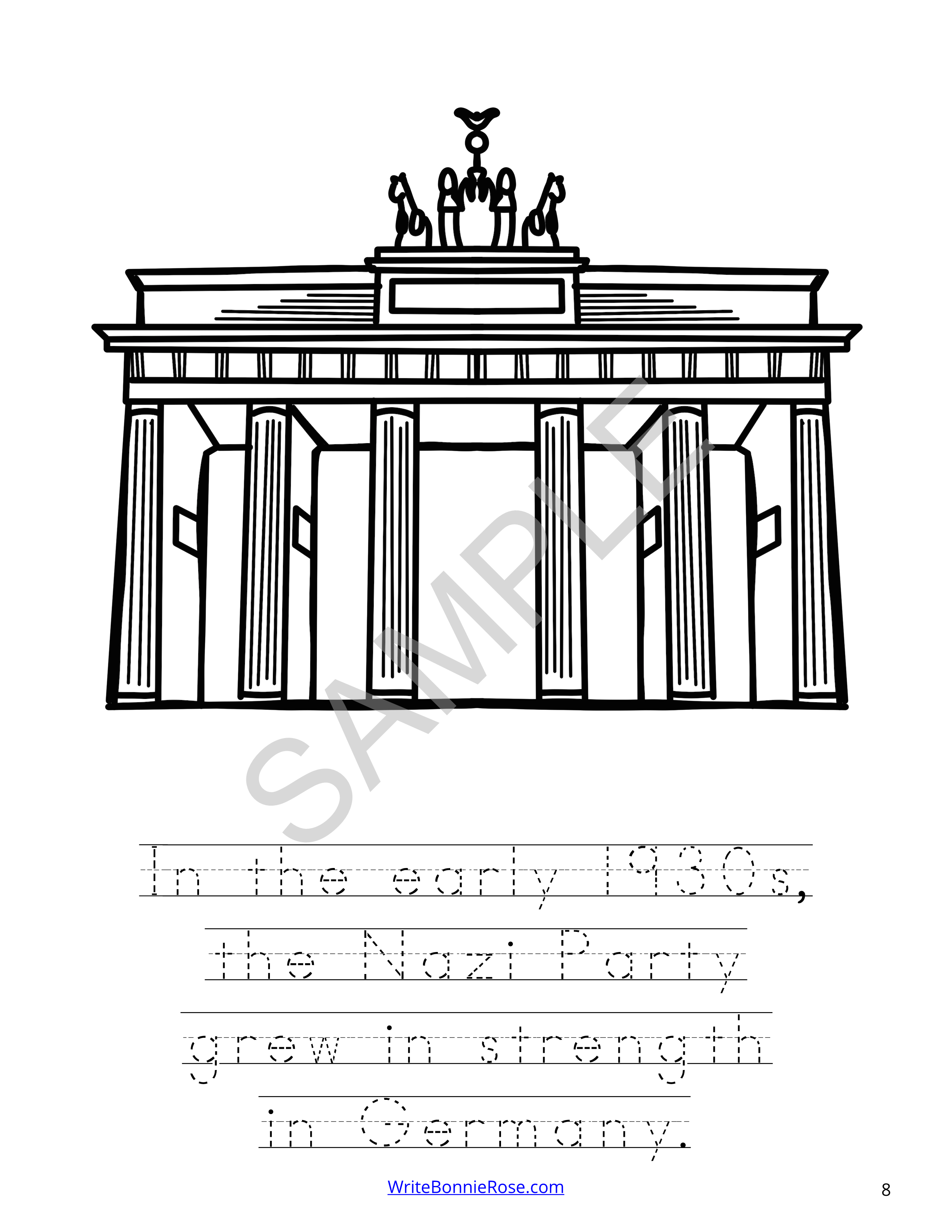 Story of world war ii coloring book