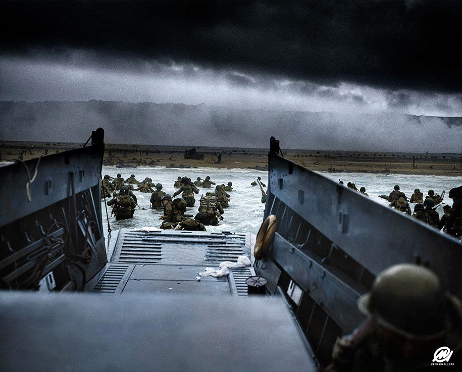 Artist colorizes rare photos of the brutal d