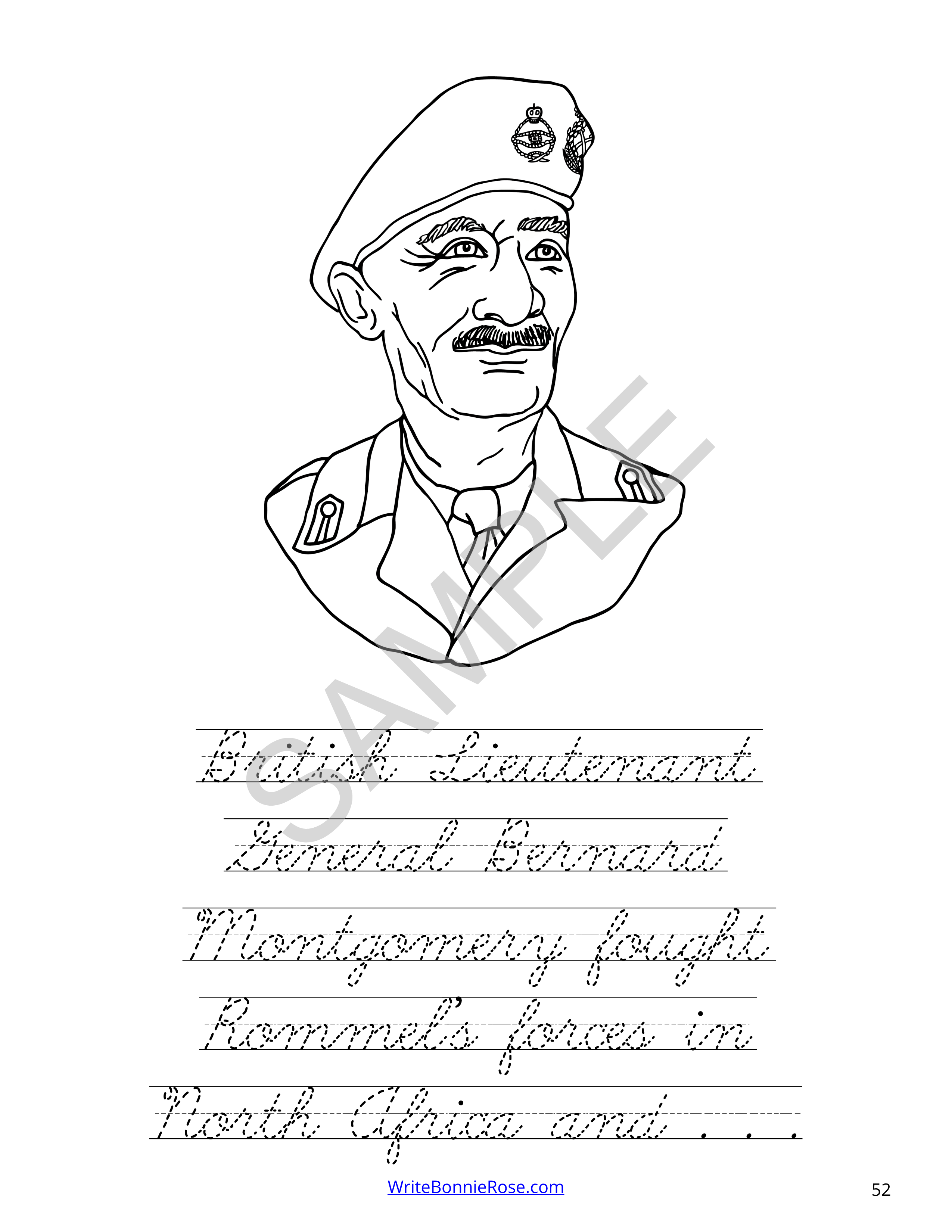 Story of world war ii coloring book