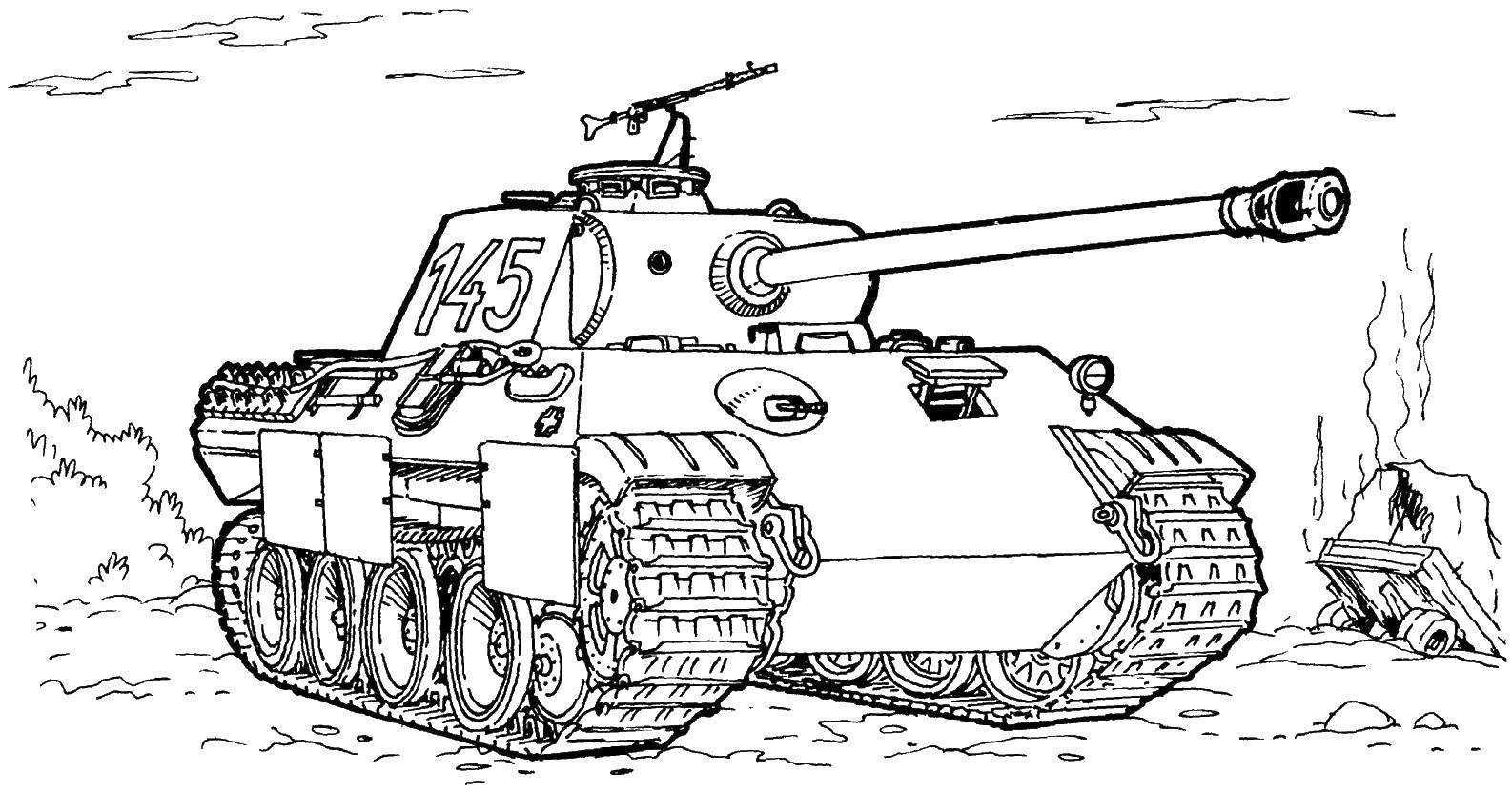 Online coloring pages coloring page tank type military coloring pages download print coloring page