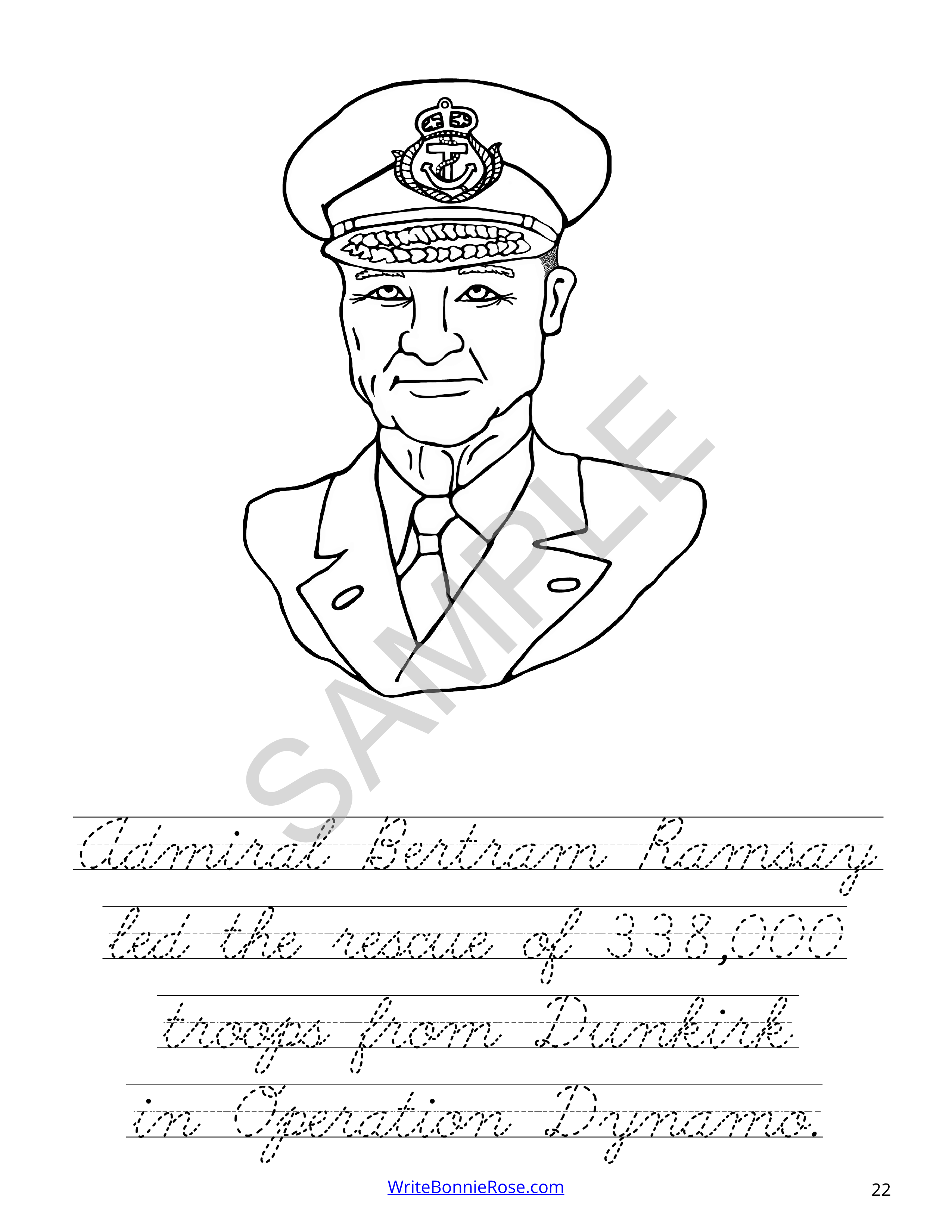 Story of world war ii coloring book