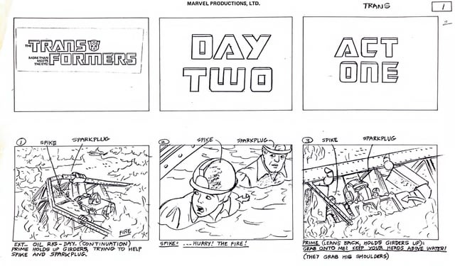 More than meets the eye part unproduced intro storyboards unused premises and more link in caption rtransformers
