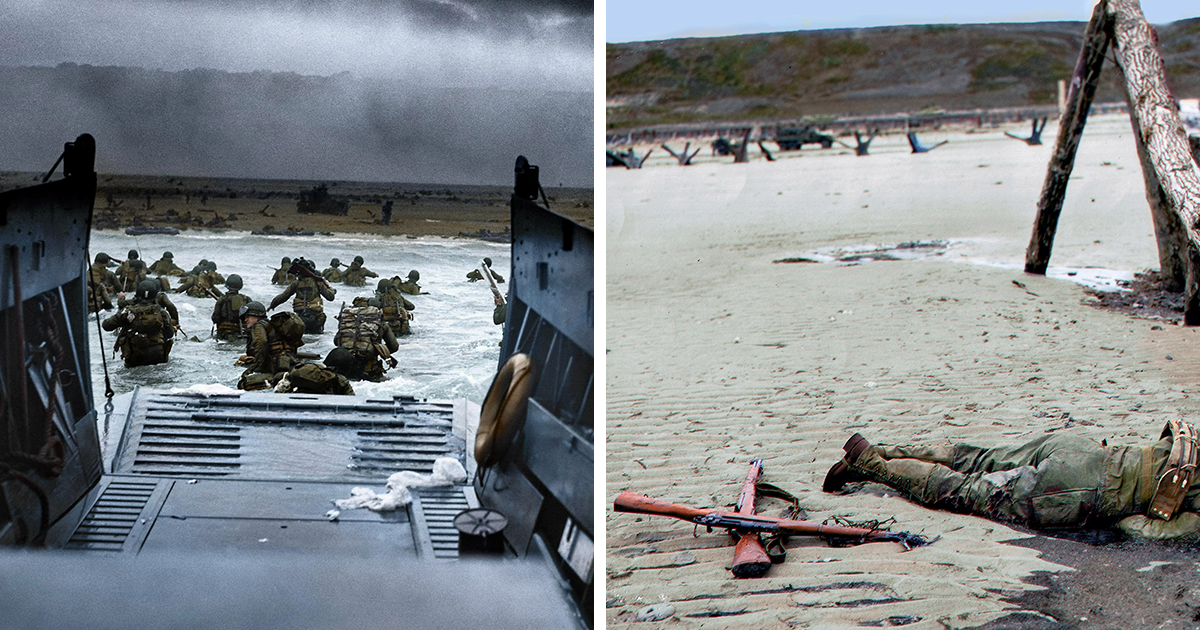 Artist colorizes rare photos of the brutal d