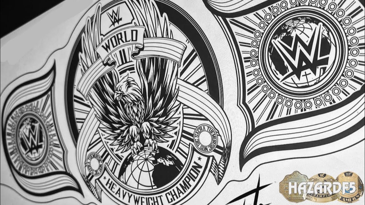 New wwe title belt design plus the newest wwe shop replica
