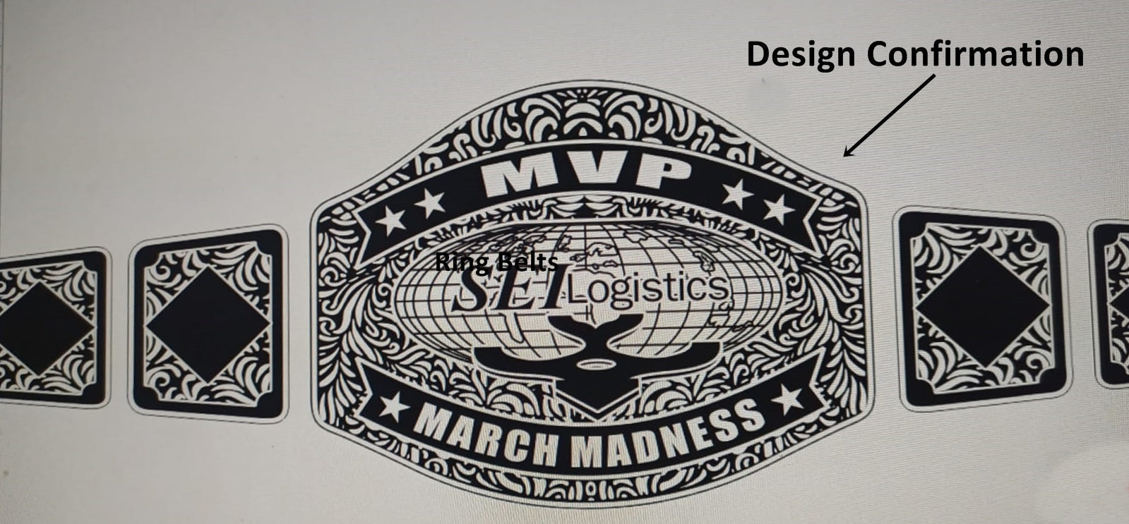 Custom name and sei logistics world logo wrestling championship belt a â customize wrestling belts