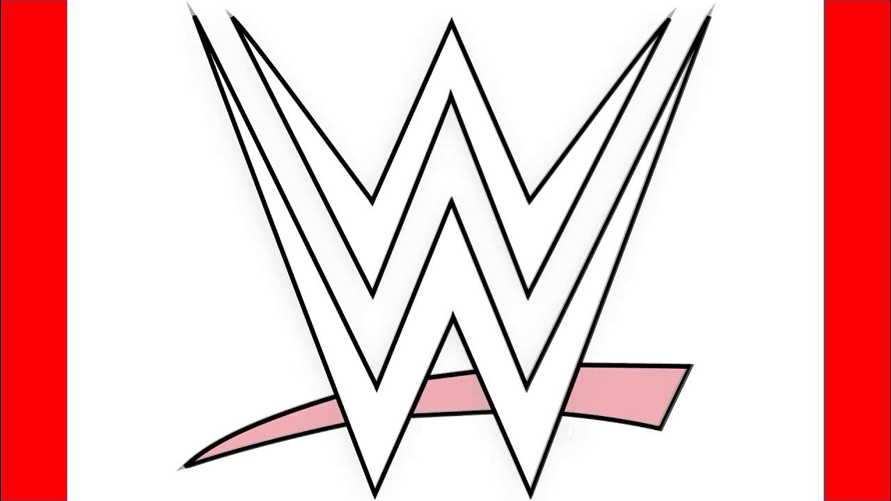 How to draw wwe logo