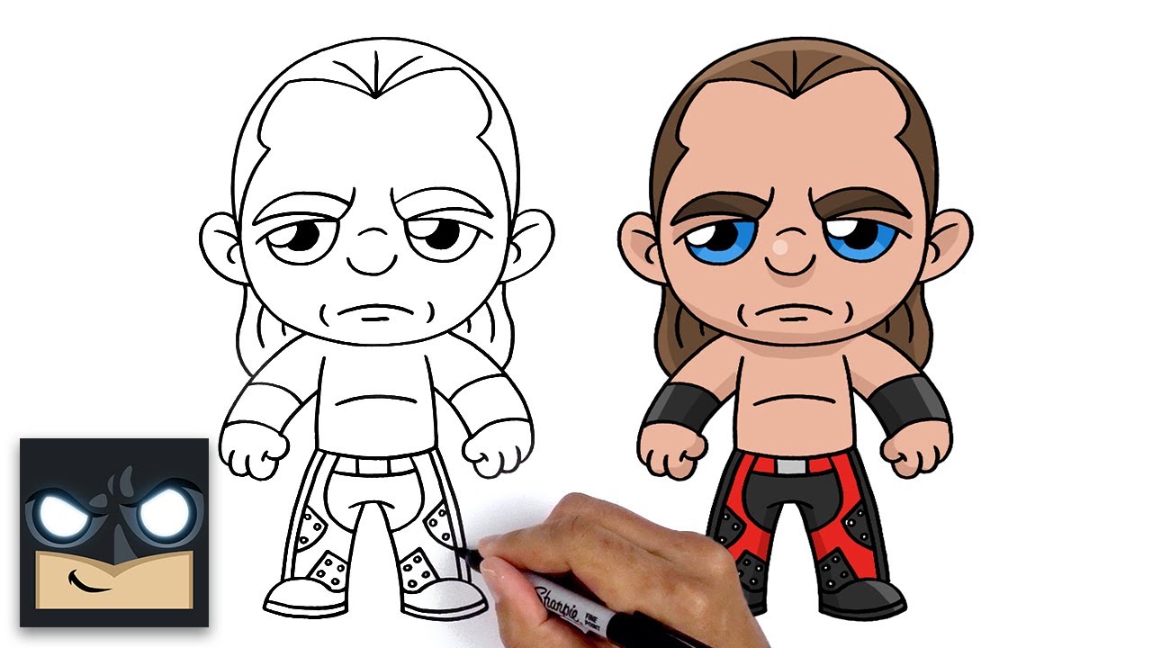 How to draw shawn ichaels wwe