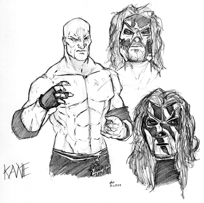 Wwes kane by themonkeyyouwant on