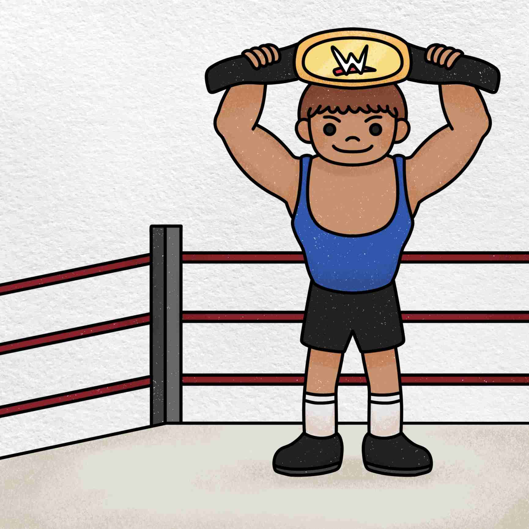Wwe drawing easy