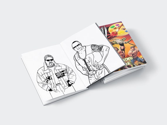 Wwe coloring book pages coloring pages printable