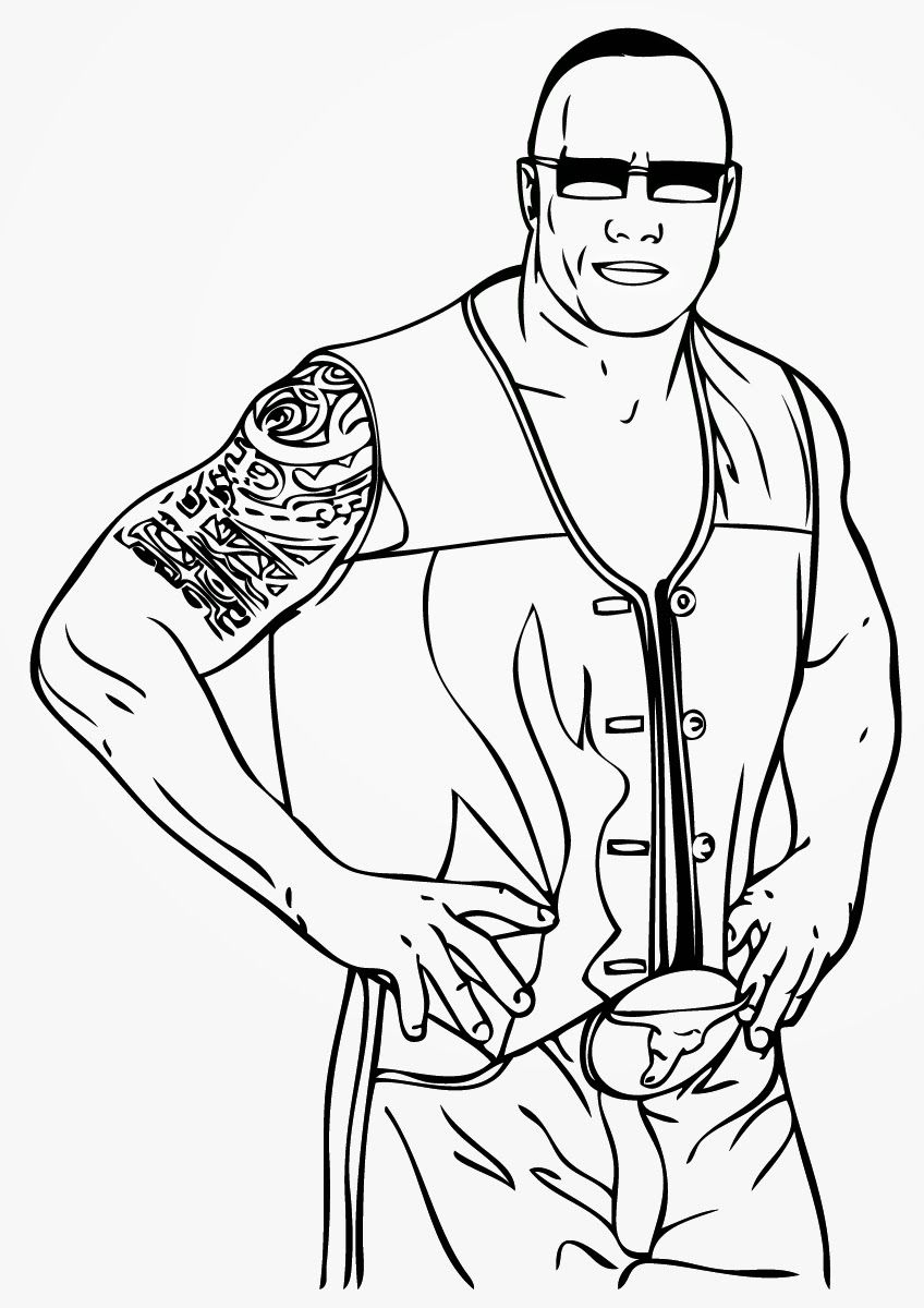 Found on bing from insknowledgeblogspot coloring pages to print wwe coloring pages sports coloring pages