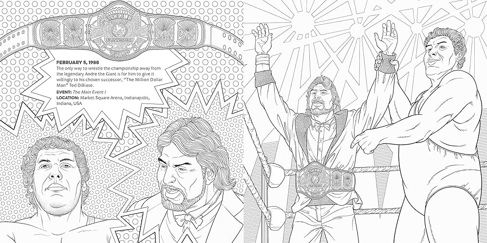 Wwe the official championship coloring book essential gift for fans buzzpop campidelli maurizio books
